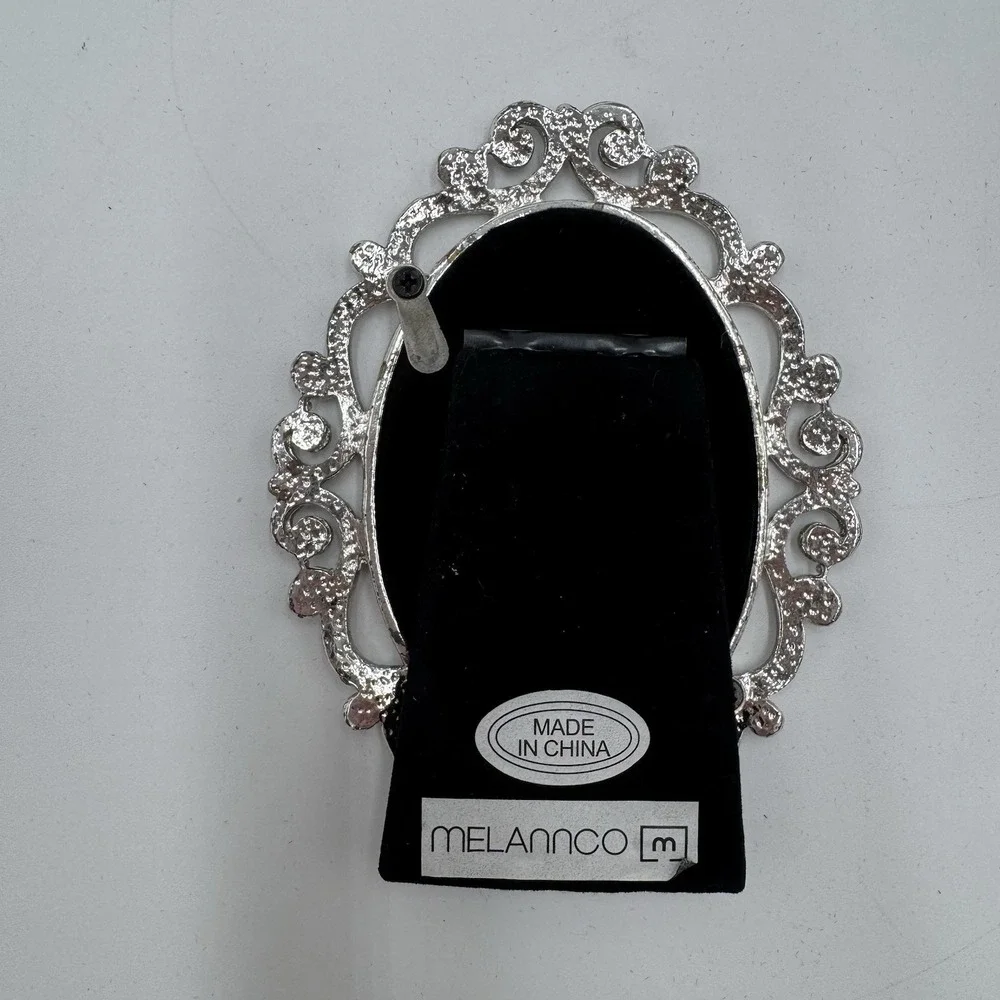 Melannco Ornate Silver Tone Picture Frames Lot 6 Baroque Victorian Scrollwork